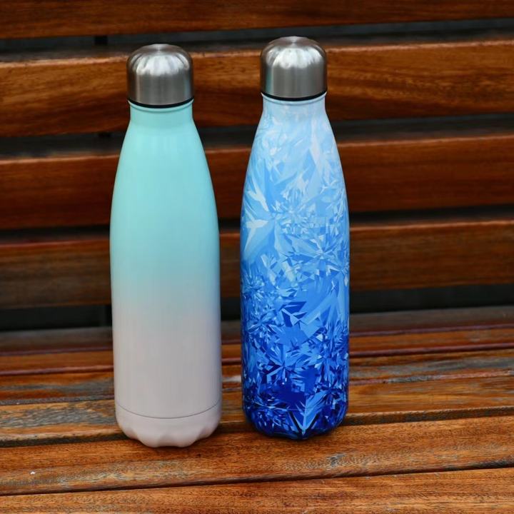 18/8 Stainless Steel Cola Shape Double Wall Vacuum Seal  Custom Thermos Gym Sport Drink Insulated Water Bottles Contract Manufacturing Hub