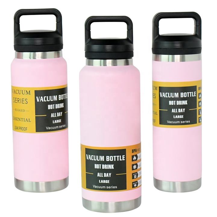18oz/26oz/36oz OEM outdoor travel camping BPA FREE Leakproof Vacuum Insulated Double Wall Stainless Steel Thermos Bottle Product Manufacturing
