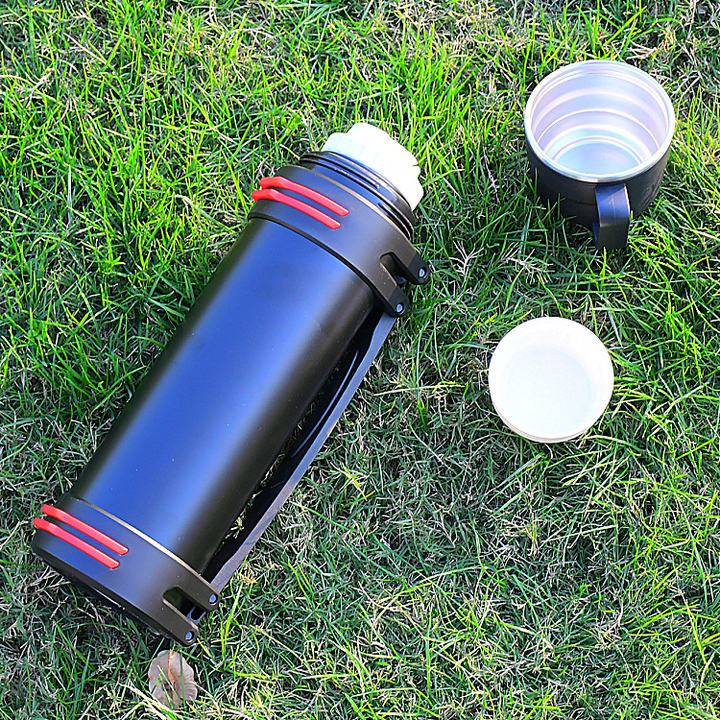 2.0L Stainless Steel Water Bottle Large Capacity Portable Double Wall Vacuum Flask 2000ml Camping Outdoor Travel Termos Pot Mugs Industrial Wholesale Pricing Supplier