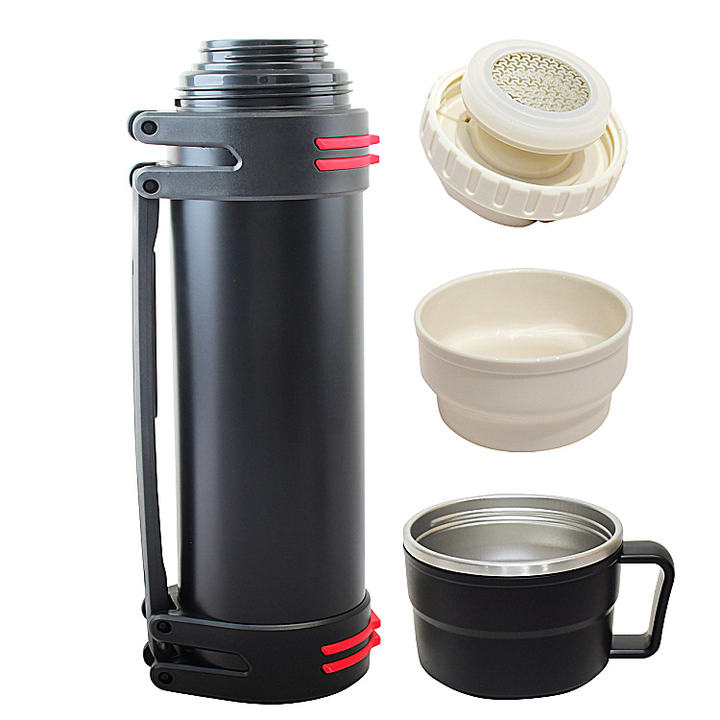 2000ml/2L Stainless Steel Travel  Portable Large Capacity Outdoor Camping SUS304 Sports water bottle