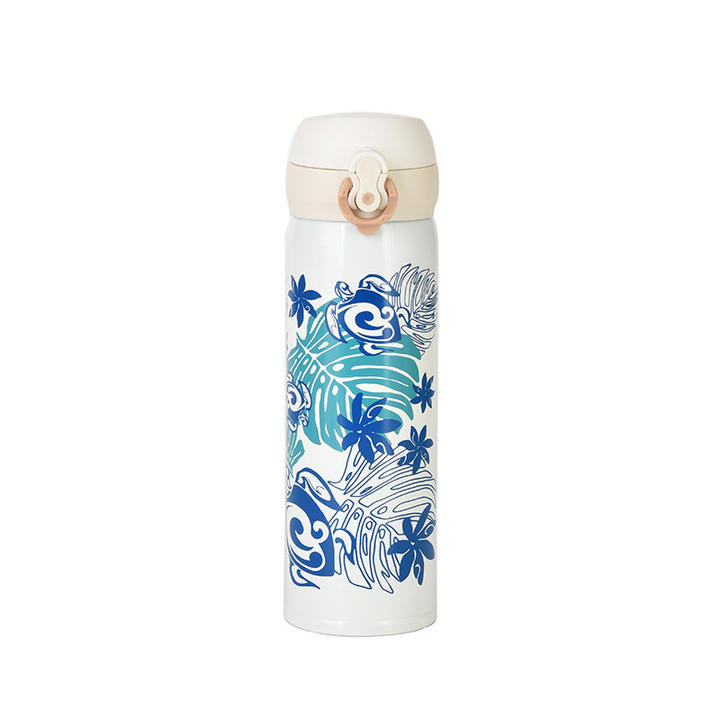 2021 New Printed Thermos Stainless Steel Cup European And American Creative Hot Water Cup Korean Bounce Student Cup Custom Factory Production Trade