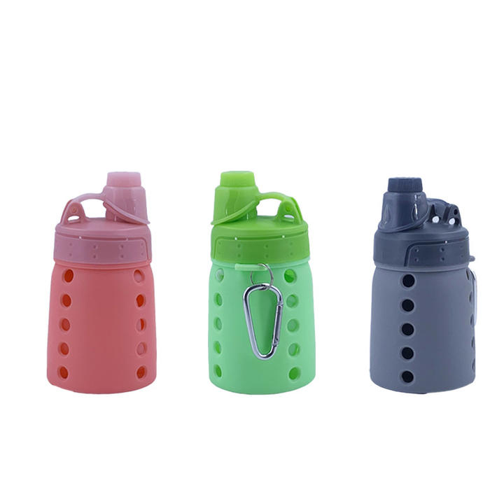 2021 New Silicone Foldable Sports Cup Creative Outdoor Travel Sports Kettle Bottle Can Be Customized Silicone Cup Quality Manufacturing Innovation