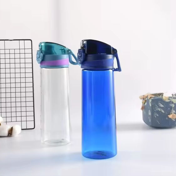 2024 Hot Multi-color Pattern 700ml Sports Plastic Reusable Water Bottles Top Quality Plastic Water Bottles Factory Wholesale Trade