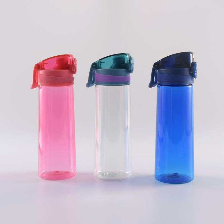 2024 Hot Multi-color Pattern 700ml Sports Plastic Reusable Water Bottles Top Quality Plastic Water Bottles Factory Wholesale Trade