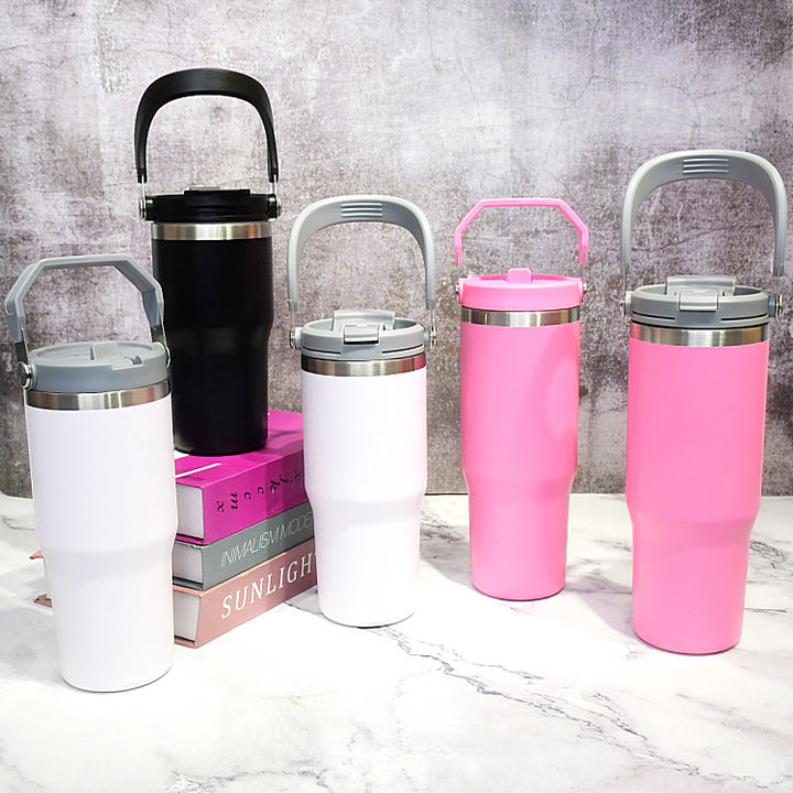 20oz/25oz/30oz stainless steel  Double wall Vacuum Insulated Tumbler with lid and straw for water icetea and coffee OEM Wholesale