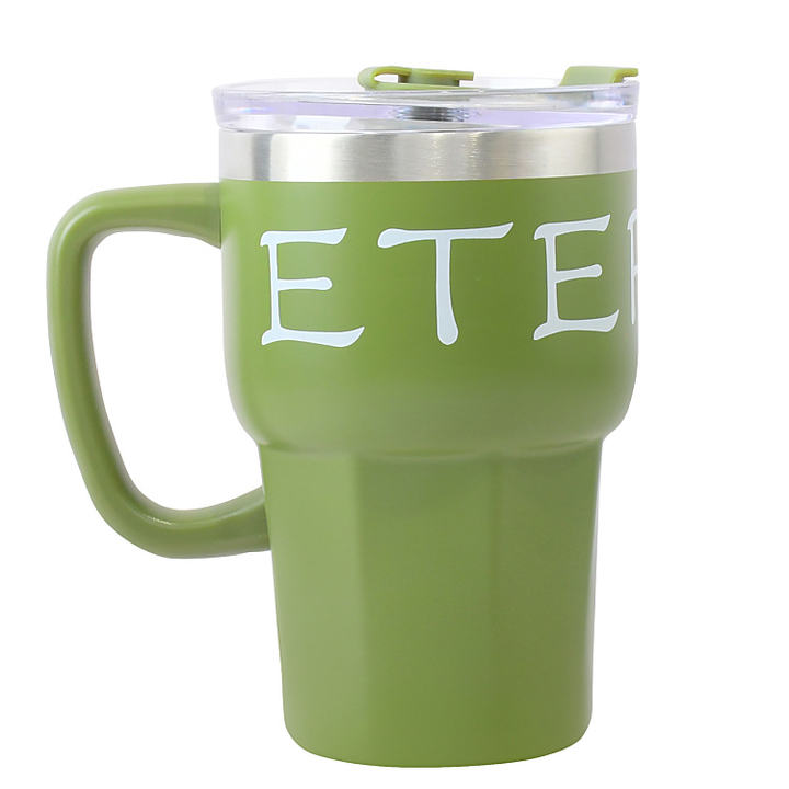 20oz /600ml Popular Customize gift Double Wall Stainless Steel flask vacuum Insulated Travel Tumbler Mugs With  straw Factory Direct Sales