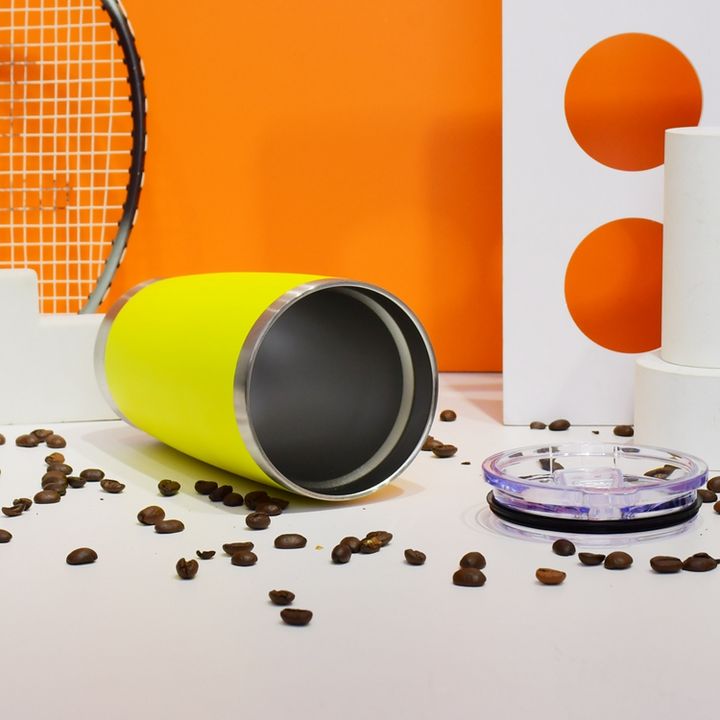 20oz HOT paint spraying Custom color and logo reusable stainless steel double wall Vacuum Insulated coffee mug with push lid Production Wholesale Outlet