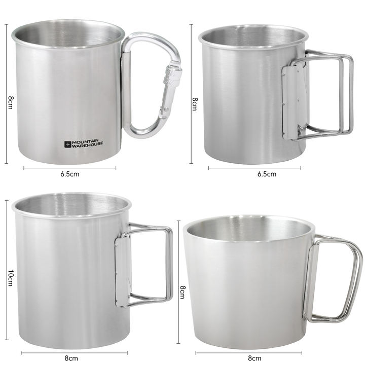 300ml /10oz Stainless Steel Cup, Camping Cups Coffe Mug Reusable Insulated Metal Cup with Handle Industrial Exporter Operations