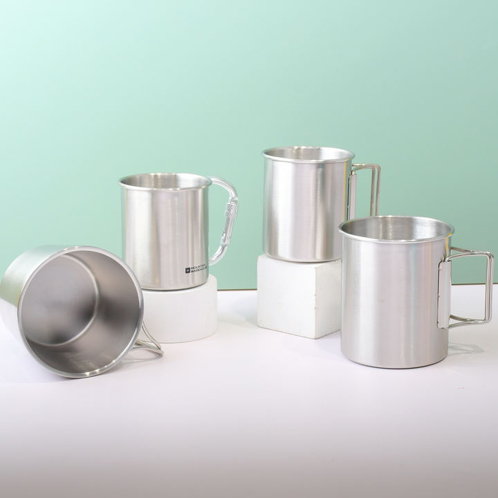 300ml /10oz Stainless Steel Cup, Camping Cups Coffe Mug Reusable Insulated Metal Cup with Handle Industrial Exporter Operations