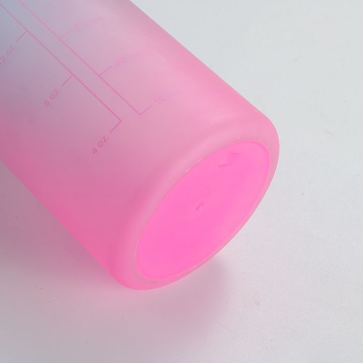 32oz/1000ml OEM Custom Bpa Free plastic sport Gym Motivational water bottles with time marker and silicone straw clear cover Global Manufacturing