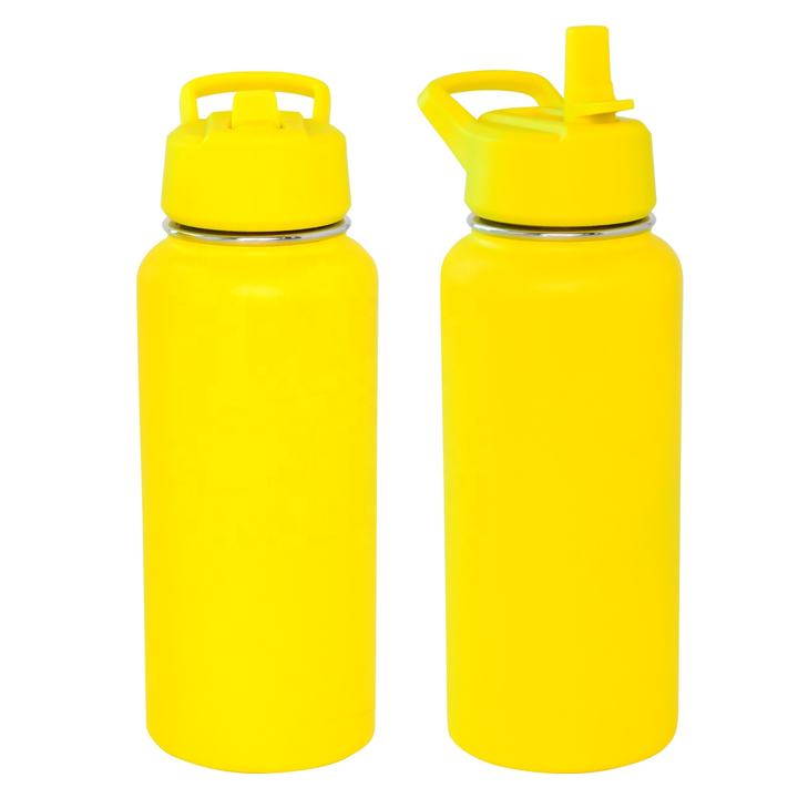 32oz OEM/ODM Custom space kettle thermos flask Stainless Steel double wall water bottle with slip straw handle lid