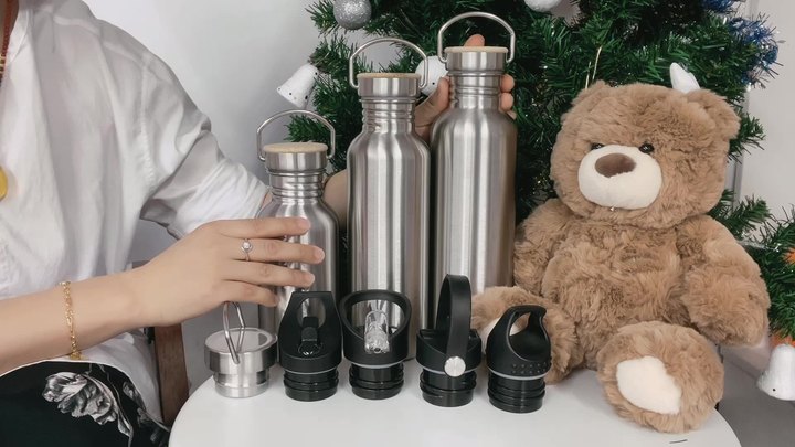 350ml/500ml/600ml/750ml/1000ml Stainless Steel Vacuum Sport Water Bottle Customized Logo and Color Outdoor Direct Drinking  Cup Manufacturing Industry