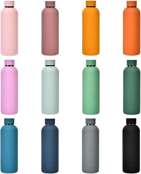 350ml/500ml/750ml Stainless Steel Insulated Water Bottle Leak-Proof BPA-Free Classic Narrow-Mouth Rubber Paint Vacuum Travel B2B Factory Pricing Supplier