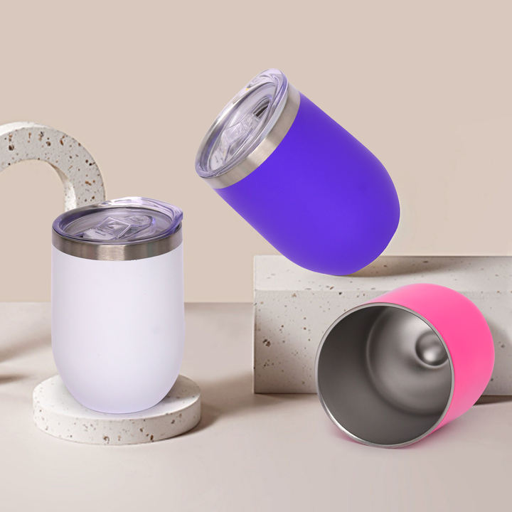 360ml Gold supplier BSCI factory RTS 12oz leakproof stainless steel vacuum insulated thermos coffee cup with lid and straw Mass Market Wholesale Customization