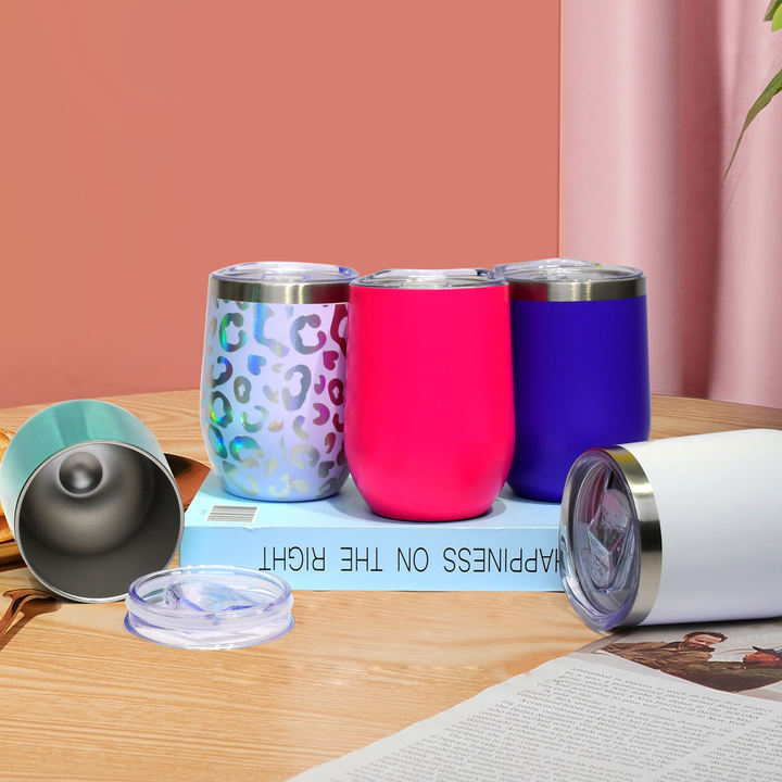 360ml Gold supplier BSCI factory RTS 12oz leakproof stainless steel vacuum insulated thermos coffee cup with lid and straw Mass Market Wholesale Customization