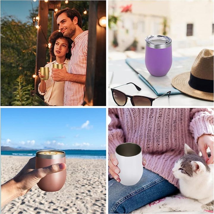 360ml Gold supplier BSCI factory RTS 12oz leakproof stainless steel vacuum insulated thermos coffee cup with lid and straw Mass Market Wholesale Customization