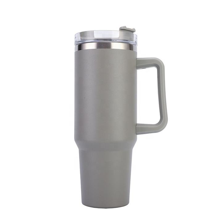 40 oz Popular Car Cups Modern Tumbler with Handle Straw Lid  Travel Vacuum Insulated Cup Double Wall Stainless Steel Discount Factory Network