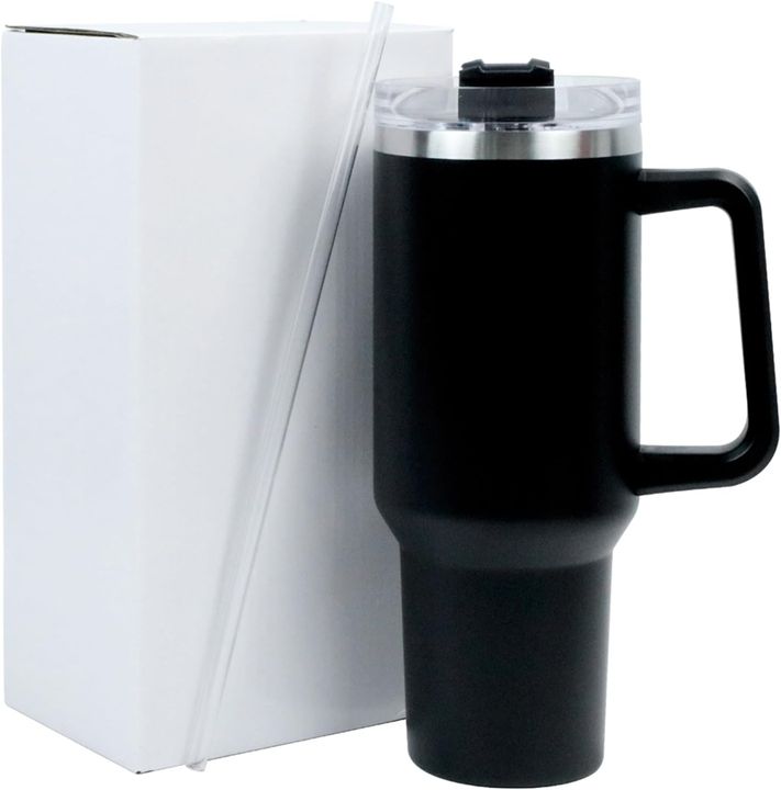 40oz Stainless Steel Travel Tumbler Double Wall Vacuum Sealed Insulated Straight Cup Mug for Outdoor Travel with Handle China Manufacturing Hub