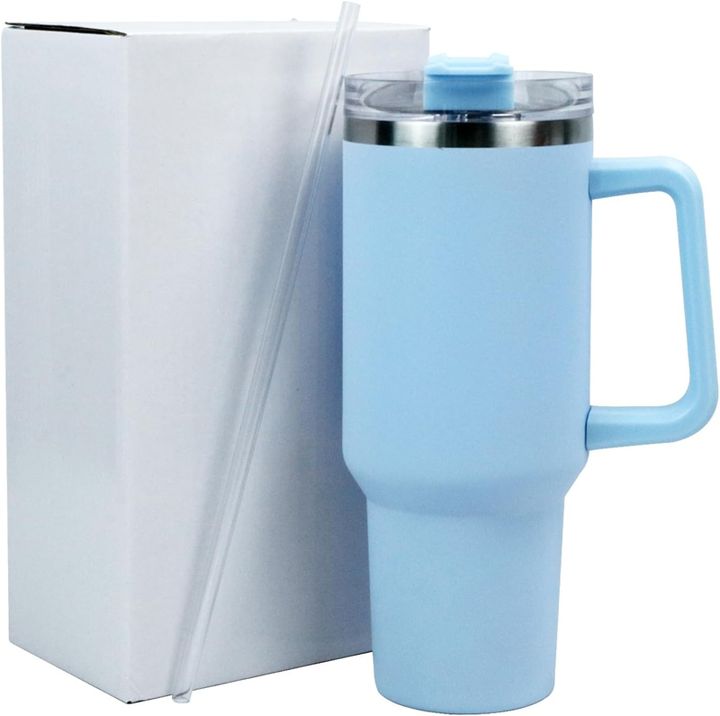 40oz Stainless Steel Travel Tumbler Double Wall Vacuum Sealed Insulated Straight Cup Mug for Outdoor Travel with Handle China Manufacturing Hub