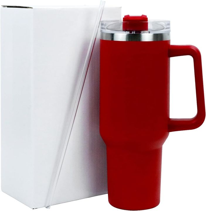 40oz Stainless Steel Travel Tumbler Double Wall Vacuum Sealed Insulated Straight Cup Mug for Outdoor Travel with Handle China Manufacturing Hub