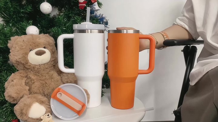 40oz durable and portable Stainless Steel Vacuum Insulated Tumbler with Lid and Straw for Water Iced Tea or Coffee Industrial Exporter Factory
