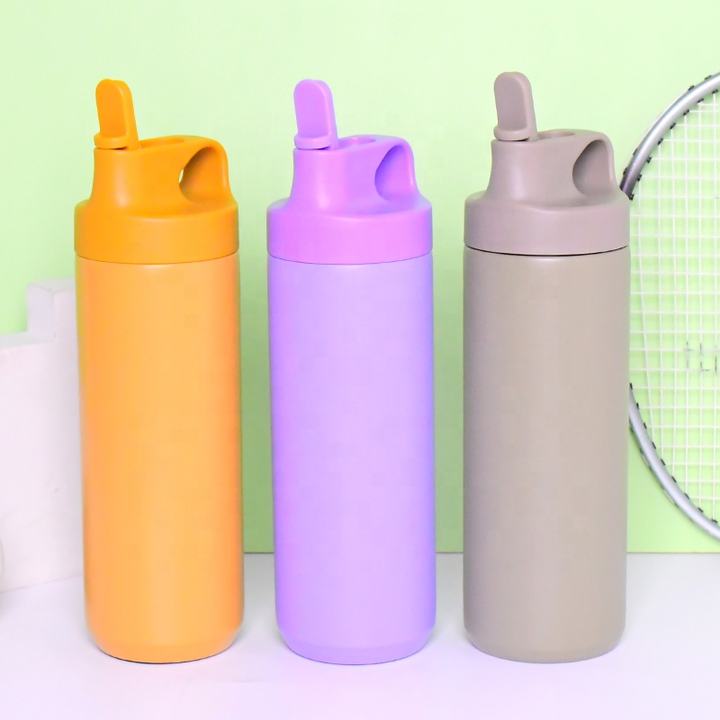 500ml Multi-color spray paint portable durable double wall Stainless Steel Vacuum Flask