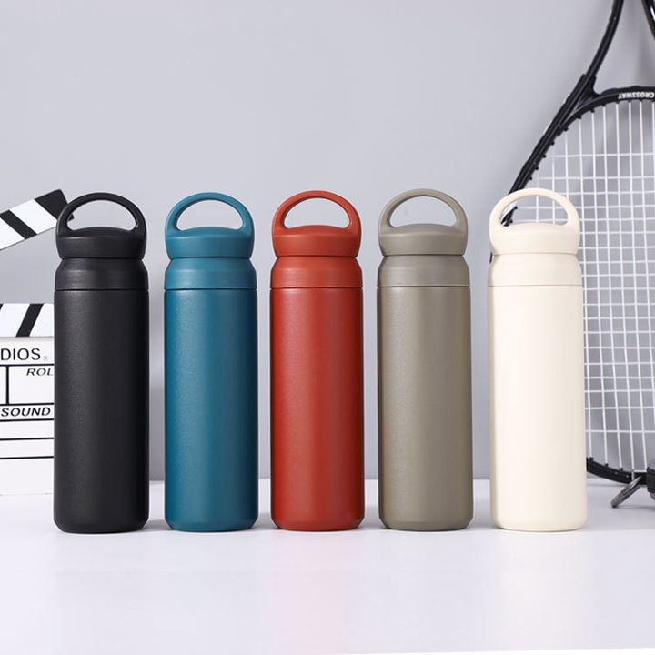 500ml Portable durable portable food grade drinking bottle stainless steel leakproof sports Vacuum Flask China Factory Direct Production