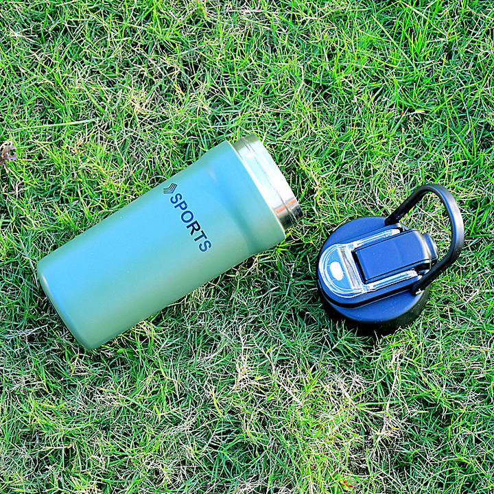 500ml stainless steel Double Wall insulated sport water bottle with leakproof Bounce cap and Built-in suction tube Trade Factory Direct