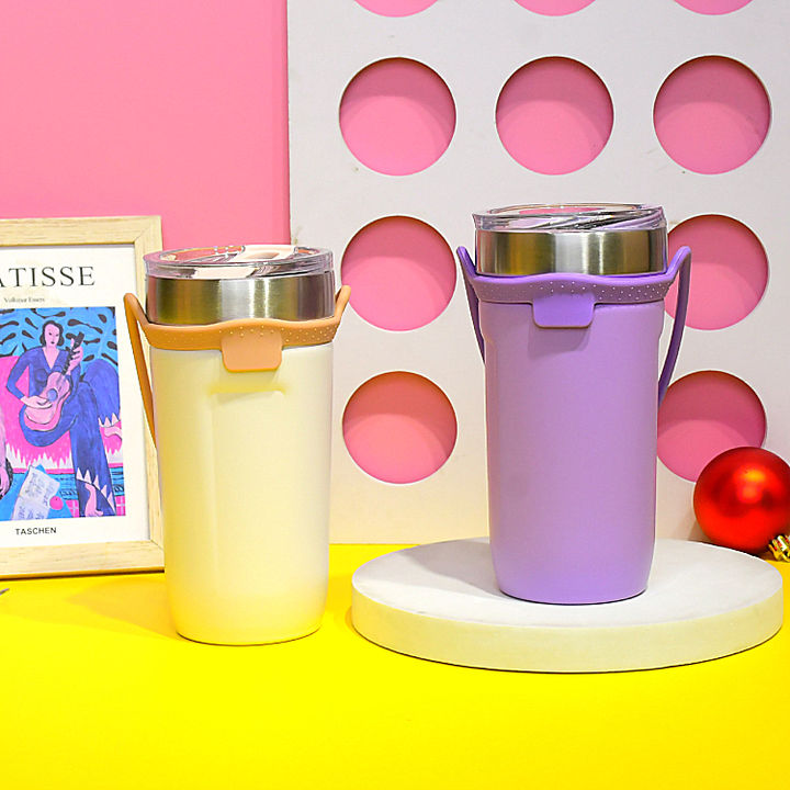 550ml /710ml Factory customized stainless steel mug coffee mug water cup Men and Women Insulated Water Bottles Export Manufacturing
