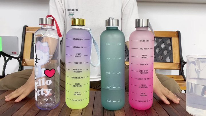 600ml Inzone Water Bottle Simple Design Customized Color Sublimation Promotion Hydrogen Water Bottle With Rope For Drinking