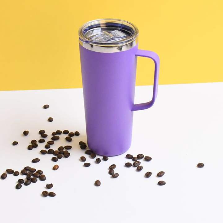 640ml Eco Friendly Packing 304 Stainless Steel Water Cup Stainless Steel Mugs Tumbler with Handle Printing Coffee Cup for Office China Industrial Supplier Services