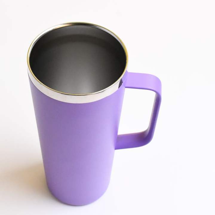 640ml Eco Friendly Packing 304 Stainless Steel Water Cup Stainless Steel Mugs Tumbler with Handle Printing Coffee Cup for Office China Industrial Supplier Services