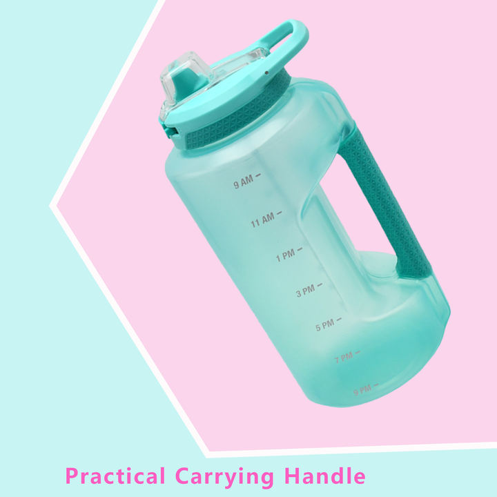 64Oz Gallon Water Bottle Custom Logo Leakproof Gym Jug with Time Marker gallon bottle OEM Sports accessories gallon water bottle Industrial Exporter
