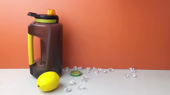 64Oz big capacity Custom 1 gallon jumbo water bottle with high quality Wide Mouth  Custom Reusable Gym Plastic water bottle Rapid Production Solutions Processing
