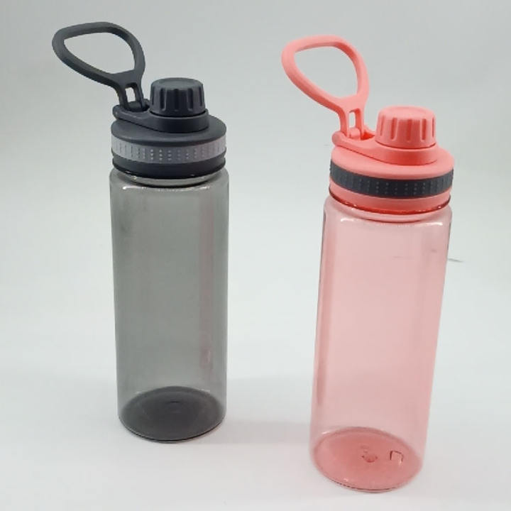 700ml Bpa Free Unisex Direct Drinking Tritan Water Bottle With Handgrip For Gym Sport