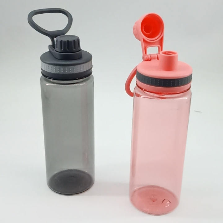 700ml Bpa Free Unisex Direct Drinking Tritan Water Bottle With Handgrip For Gym Sport