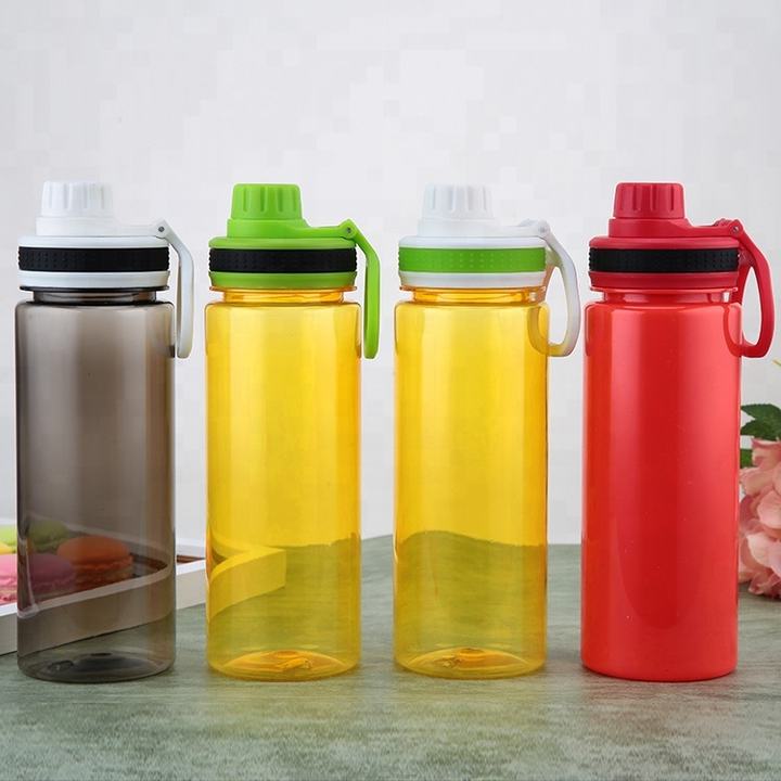 700ml Bpa Free Unisex Direct Drinking Tritan Water Bottle With Handgrip For Gym Sport