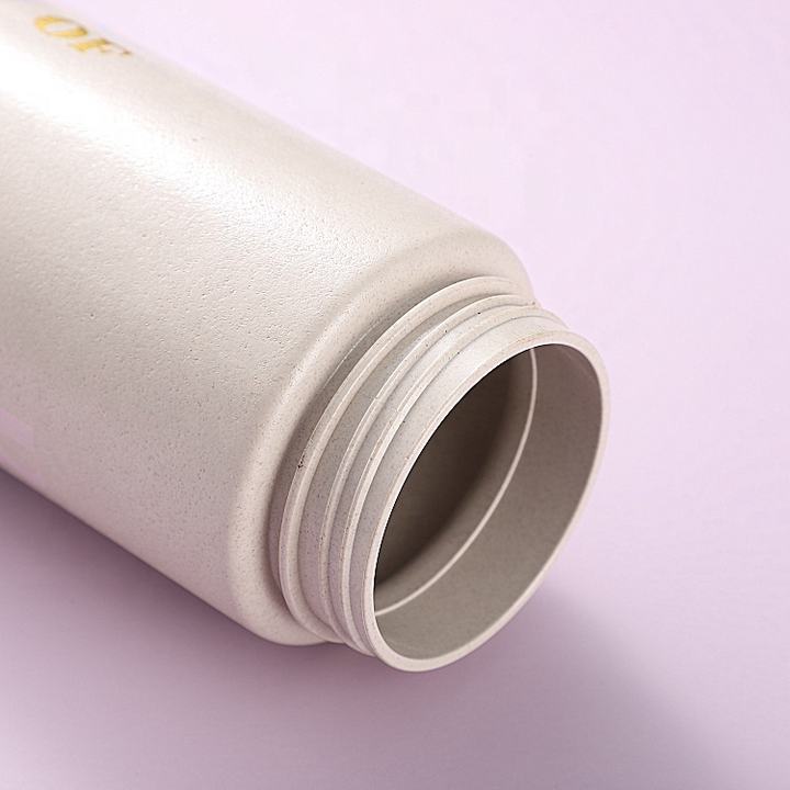 700ml wide mouth leakproof Eco-friendly bpa free custom cute plastic wheat straw biodegradable material water bottle Manufacturing Plant