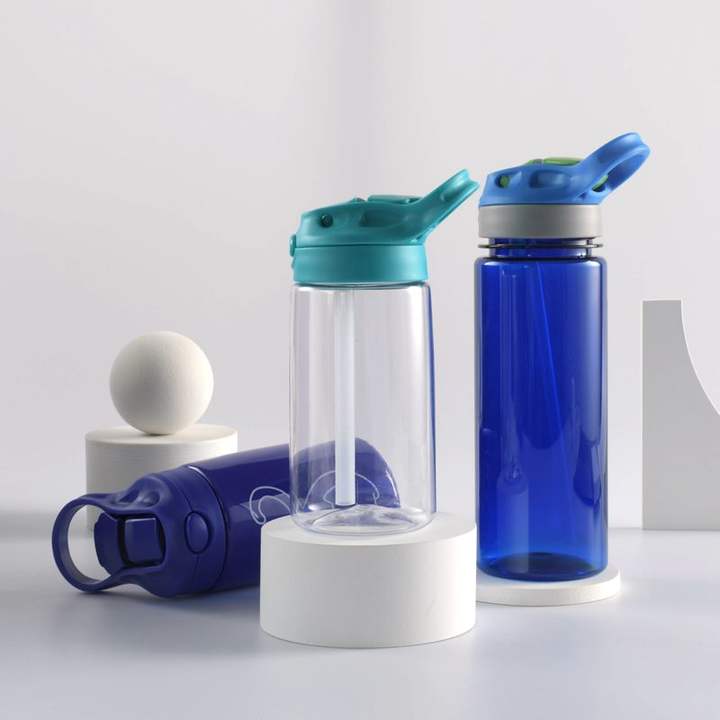 750 Ml BPA Free Custom Plastic Hydrogen Rich Water Alkaline Water Bottle with handle OEM Customized Anti Contract Manufacturing