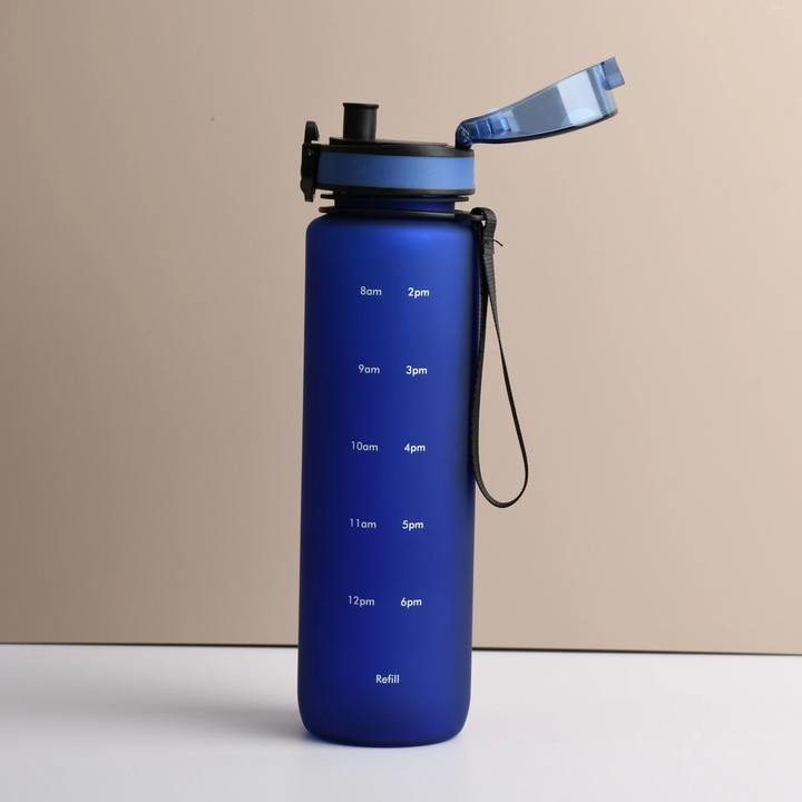 980ml Outdoor Plastic Bpa Free Eco Friendly Sports Water Bottles With Time Marker Industrial Supplier