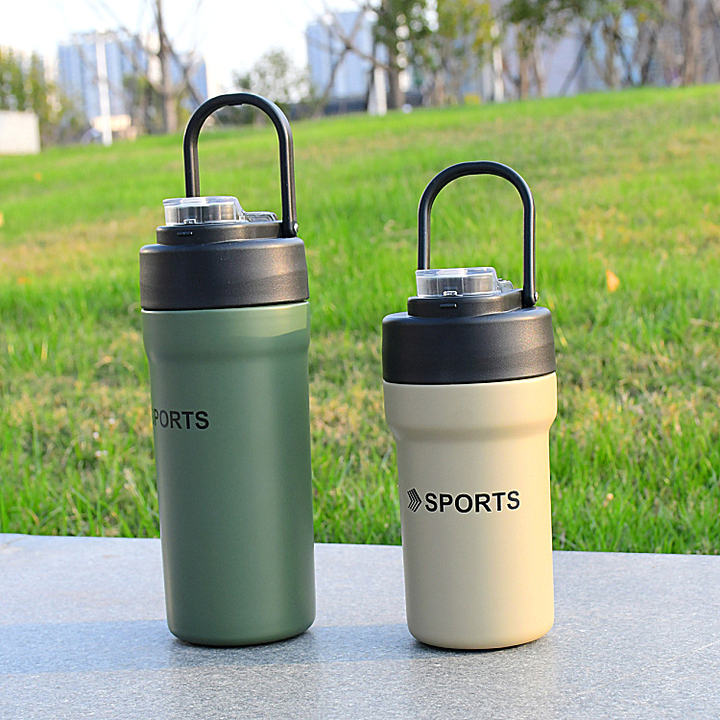 BSCI certification 680ml Mori style Portable durable stainless steel Double Wall insulated sport water bottle for outdoor Large-Scale Manufacturing