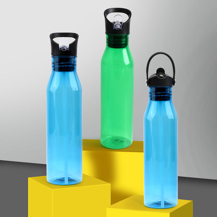 Best Sell 700ml Tritan Eco-friendly Bpa Free leakproof travel Plastic gym sport water Bottle with portable handle