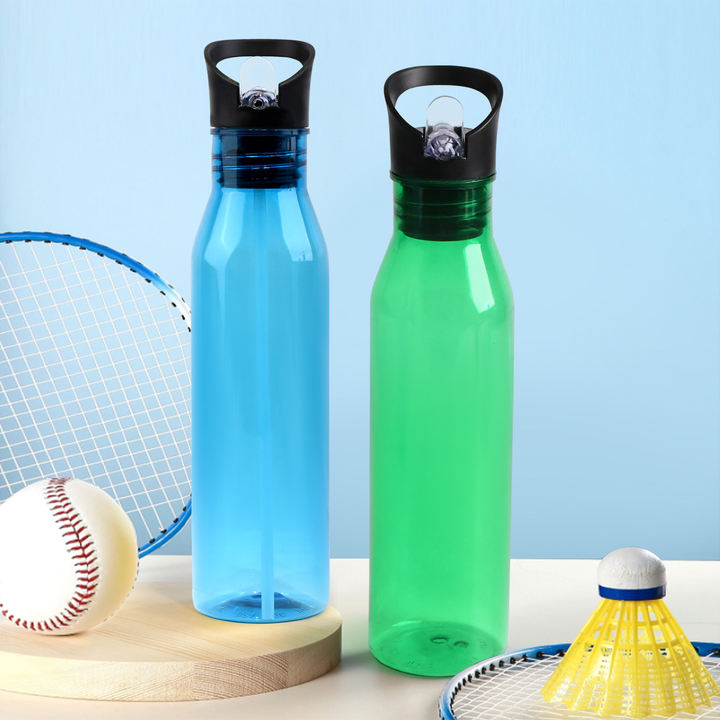 Best Sell 700ml Tritan Eco-friendly Bpa Free leakproof travel Plastic gym sport water Bottle with portable handle