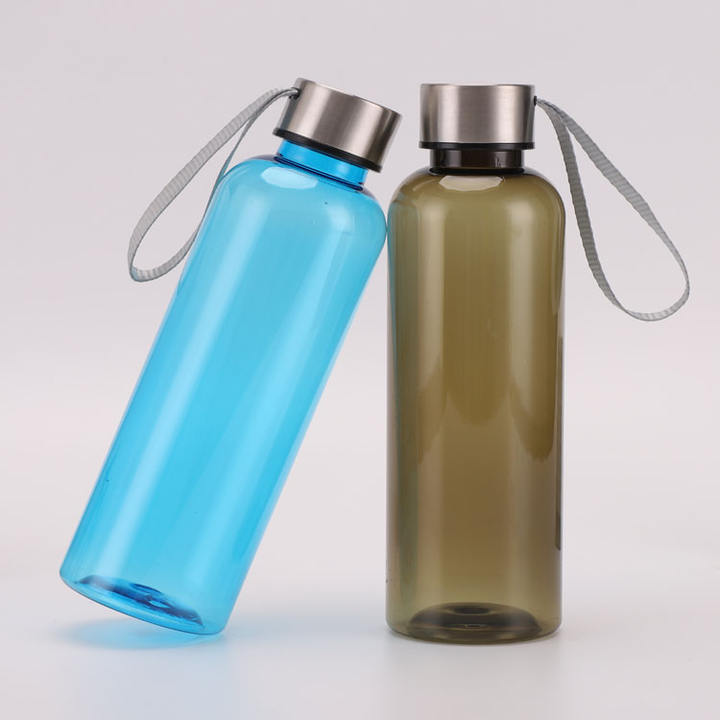 Brief Design Customized Direct Drinking Stainless Steel Lid Water Bottle With Rope Outdoor For Kids Custom Factory Production
