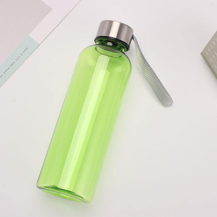 Brief Design Customized Direct Drinking Stainless Steel Lid Water Bottle With Rope Outdoor For Kids Custom Factory Production