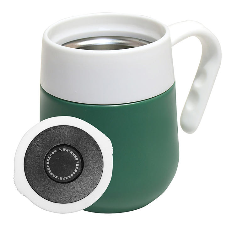 CUSTOM LOGO AND COLOR Smart Mug gift cup thermos LED Temperature display stainless steel coffee mug with handle and spoon Custom Manufacturing