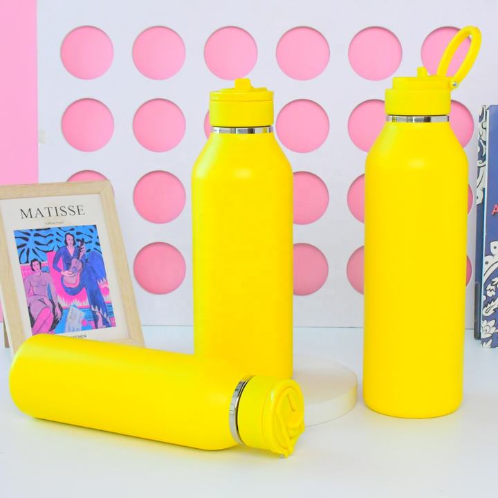 CUSTOM Portable 600ml/950ml/1100ml Double Wall Thermo Flask Stainless Steel Outdoor Small Mouth sport Water Bottle Vacuum Flasks China OEM Supplier