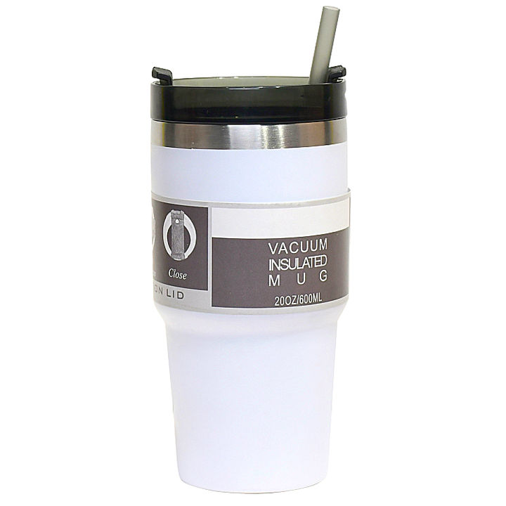 China BSCI Factory 20oz/30oz Double wall Vacuum Insulated stainless steel Tumbler with straw Export Manufacturing Efficiency