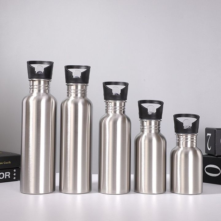 Classic Style 350ml/500ml/600ml/700ml/1000ml Stainless Steel Vacuum Water Bottle for Camping Straight Cup Leakproof Handle Cover Direct Supplier Pricing Custom Solutions