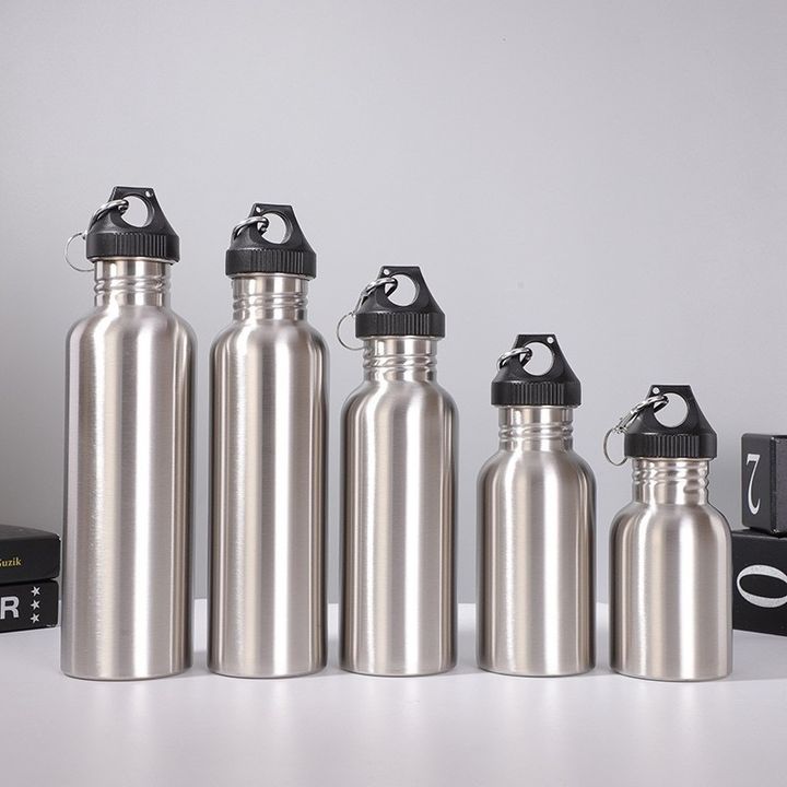 Classic Style 350ml/500ml/600ml/700ml/1000ml Stainless Steel Vacuum Water Bottle for Camping Straight Cup Leakproof Handle Cover Direct Supplier Pricing Custom Solutions